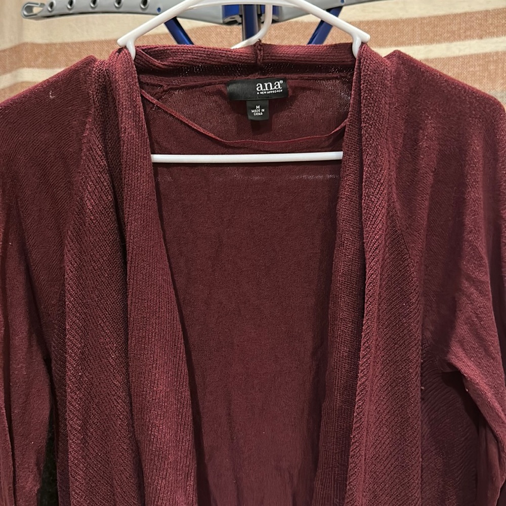Cardigan sweater light weight medium